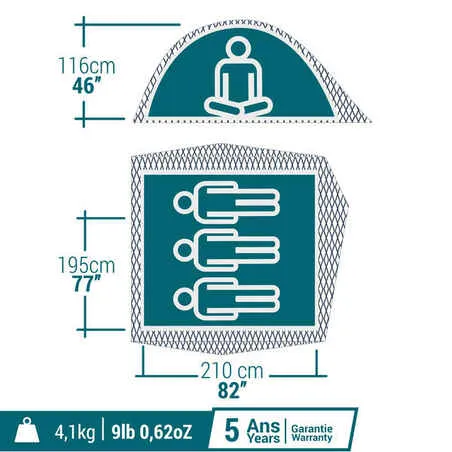 3 man blackout tent - mh100 f&b