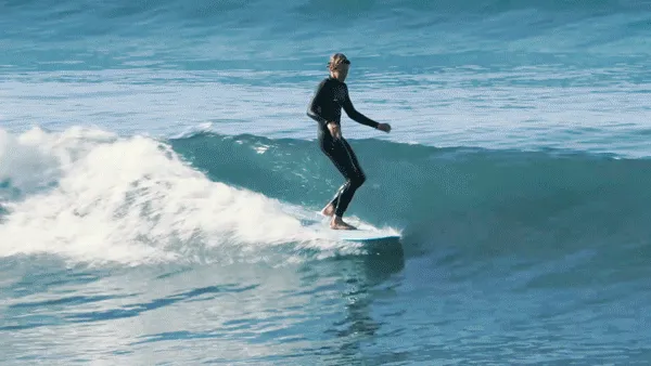 9'6" Classic Noserider Longboard Surfboard Seaweed Resin Tint (Poly)