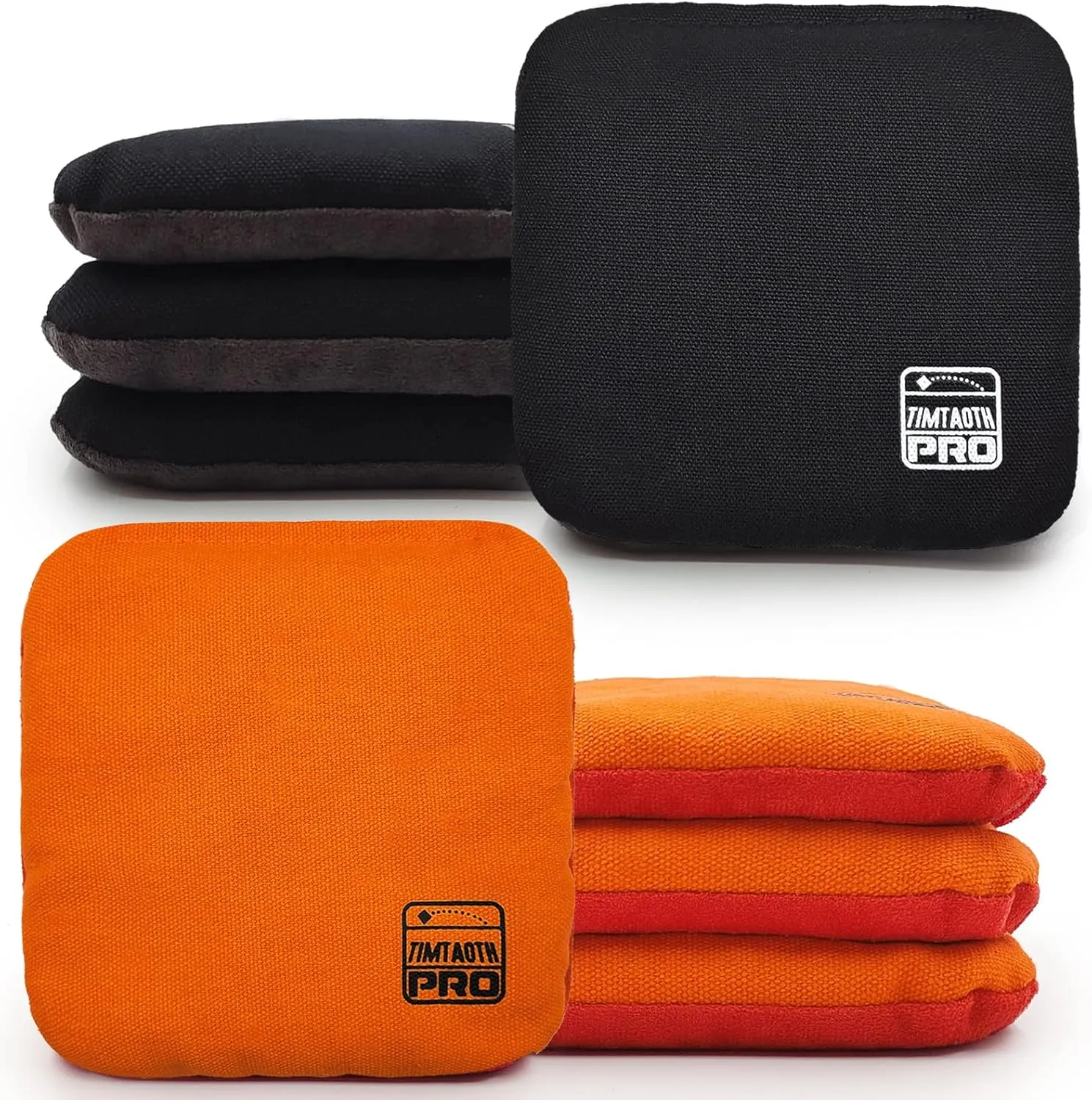 Dual Sided Corn Hole Bags Professional Cornhole Bags Set of 8 Regulation Corn Hole Bean Bags Slick and Stick