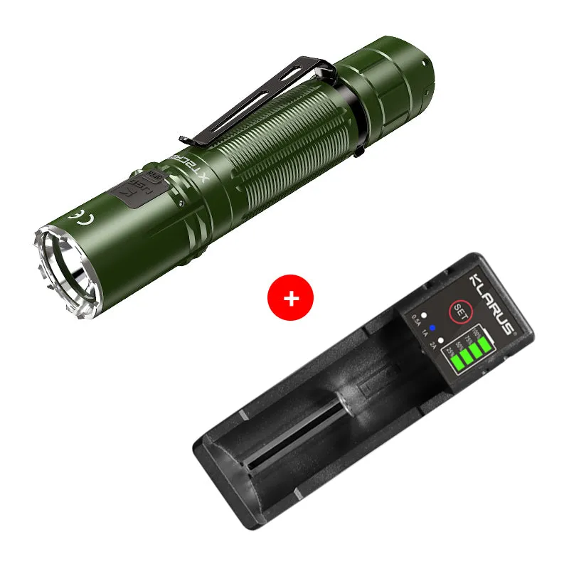KLARUS XT2CR PRO 2100 Lumens Tactical Flashlight Compact Flashlight