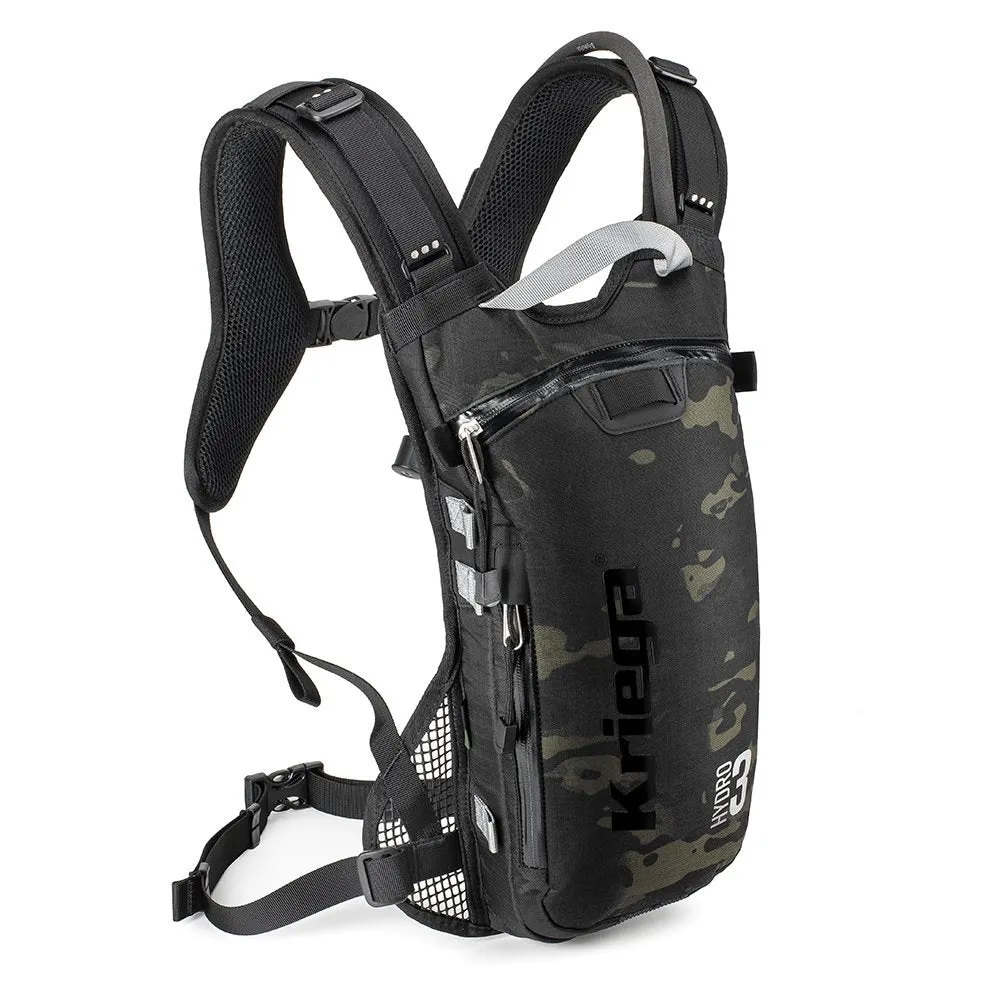 Kriega Hydration Pack Hydro-3 Multicam Black