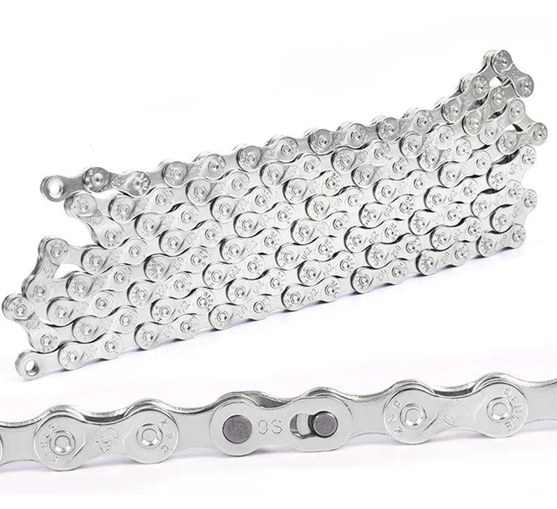 Mountain Bike Stainless Steel Chain 6/7/8/9/10 Speed