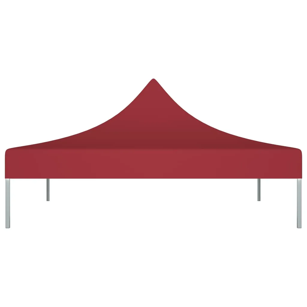 Party Tent Roof 2x2 m Burgundy 270 g/m²