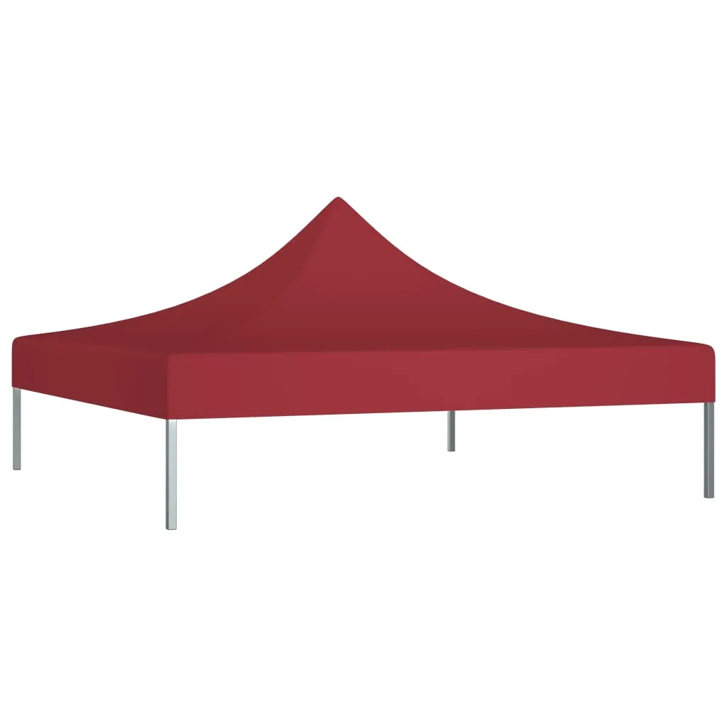 Party Tent Roof 2x2 m Burgundy 270 g/m²