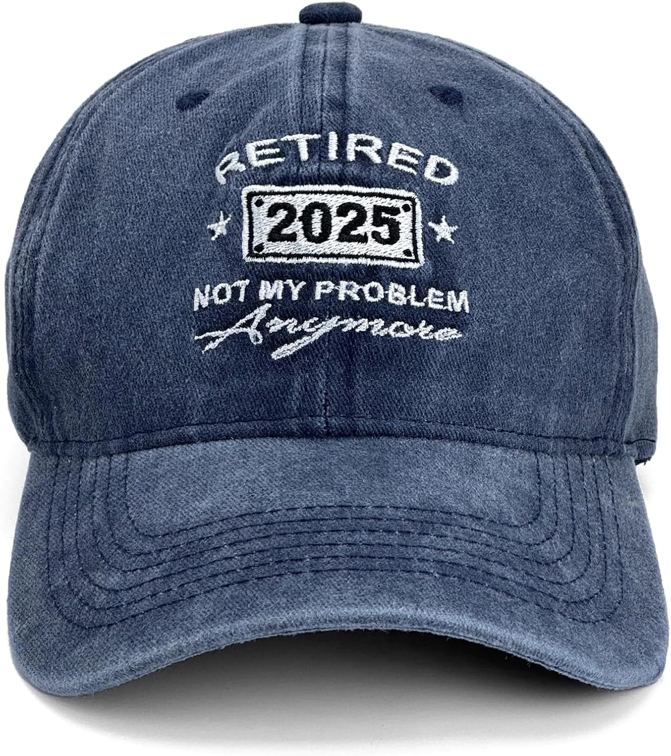 Retirement Gifts for Women Men Cool Retired hat Funny Embroidered Classic Denim hat