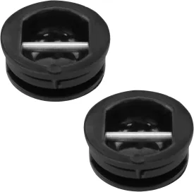 Round Cup Surfboard Rope 30x12mm/1.18x0.47 Inch Professional Surfboard Accessories Leash Plug Water Sports Replacement Parts 2PCS