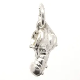 Silver Rugby Boot Charm
