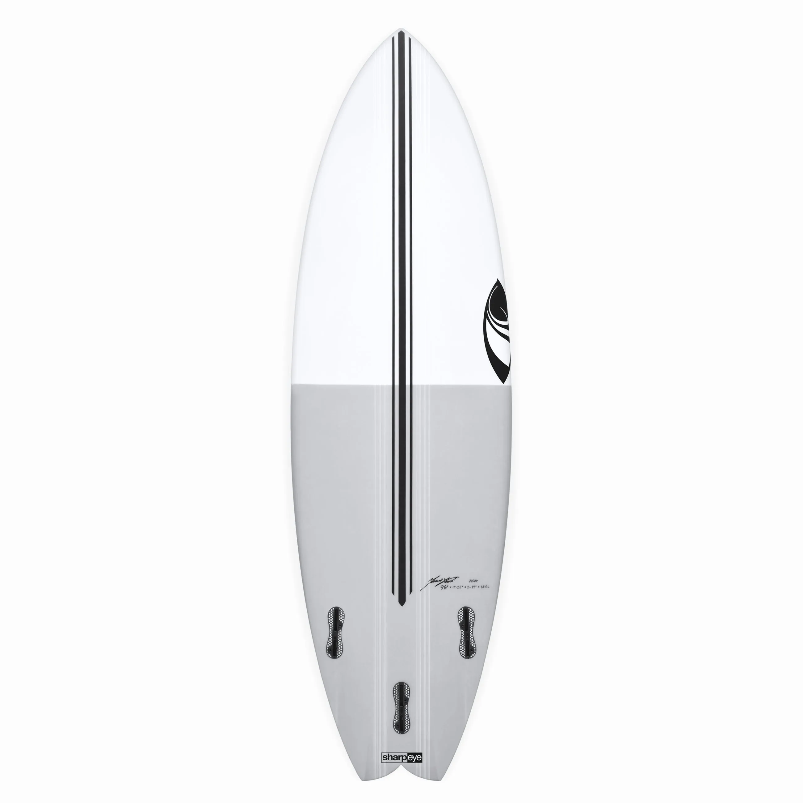 TWIN TURBO (E3 LITE) 6'4" x 21.5 X 2.75 - 40.30L, Swallow, 3x  Futures Fin Boxes, Epoxy E3 - ID:875761