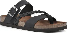 WHITE MOUNTAIN Women's Hazy Braided Signature Comfort-Molded Footbed Sandal