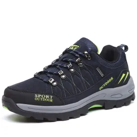 Women Hiking Shoes Men Nubuck Cow Suede Leather Tactical Trekking Sneakers